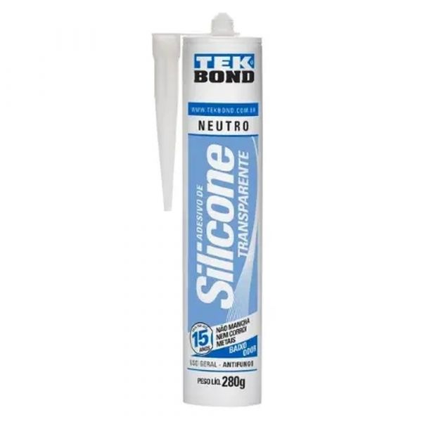 Silicone Neutro Incolor Transparente 280g TekBond