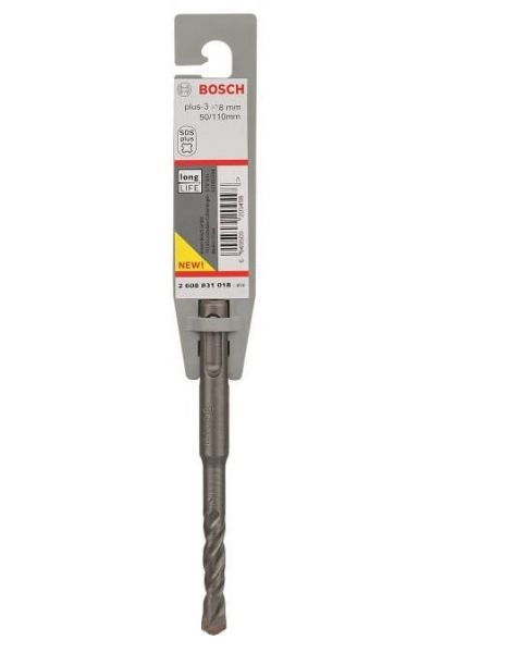 Broca  SDS plus-3 para concreto 8x50x110mm  Bosch 2608831018