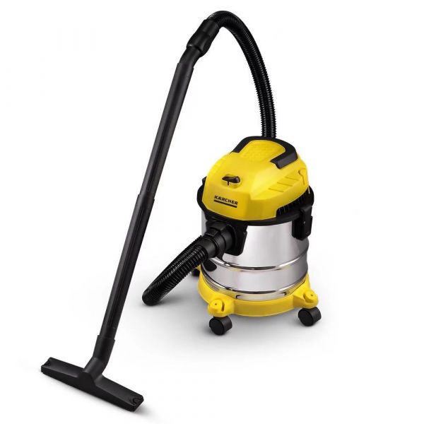 Aspirador de Pó e Água 12 Litros 220V 1700W Inox WDL 1S Karcher