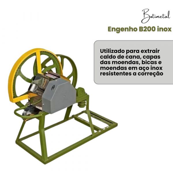 Engenho B200 inox Botimetal