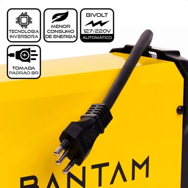 Máquina De Solda Inversora Bantam 2.5 Bivolt 110/220V Esab 