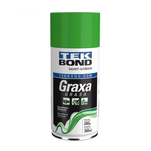 Graxa Branca 300ml Tekspray Tek Bond