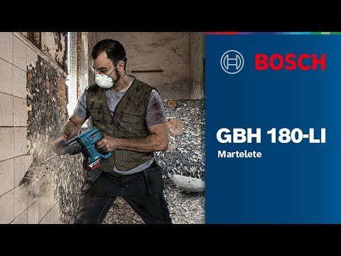 Martelete a bateria Bosch GBH 18V-36 C BITURBO 18V Sem Bateria em maleta
