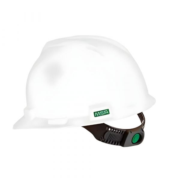 Capacete Aba Frontal Com Jugular Branco MSA