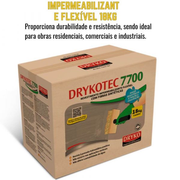 Impermeabilizante Flexível 18Kg 7700 Drykotec 