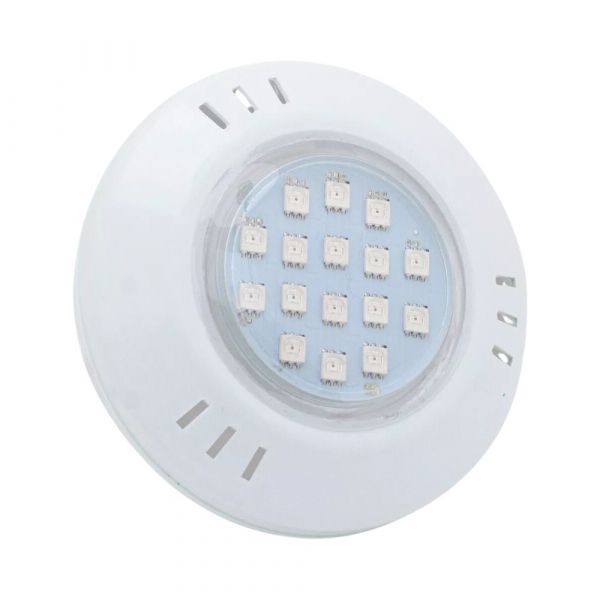 Luminária para Piscina Hiper Led ABS 9W Azul Brustec