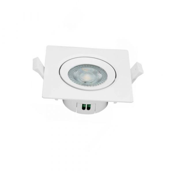 Luminária Spot Led Quadrado 4w Led 3000K G-Light