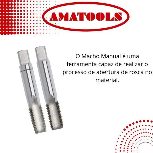 Macho Manual Seriado MF Rosca MF5X0.5 2Peças Amatools 264,0022