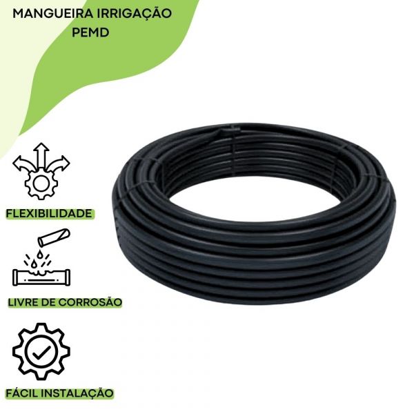 1 Metro de Mangueira Irrigação PEMD 40mm PN60 Naandanjain