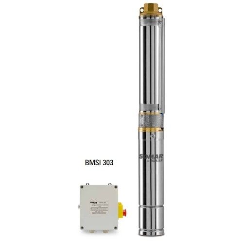 Motobomba Submersa BMSI-303-10 1/2CV 220V Monofásico Com Painel Somar