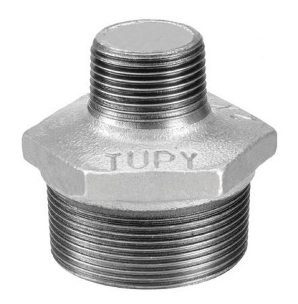 Niple De Redução Galvanizado 1.1/2X1” Tupy