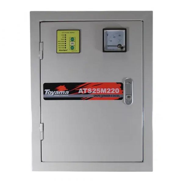 Painel de Transferência ATS Trifásico 380V para Gerador ATS25T380 Toyama