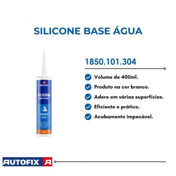 Silicone Acrílico Base Água 400g Autofix