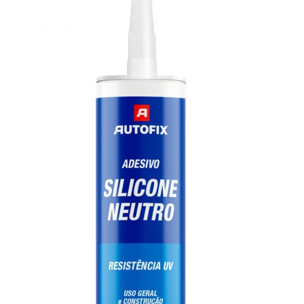 Silicone Neutro Preto Uso Geral 250g Autofix