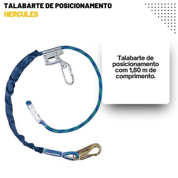 Talabarte de Posicionamento 1,80m HL032AJACT Hercules